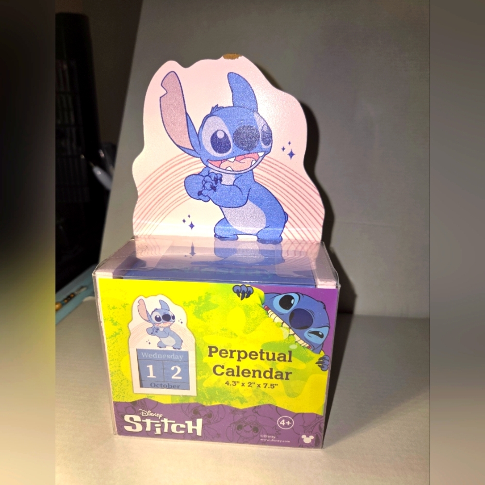 Disney Stitch Perpetual Calendar - Blue